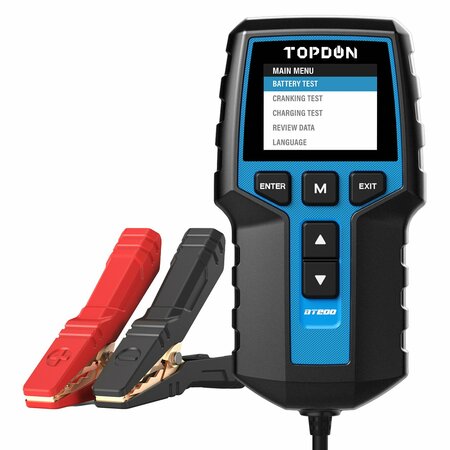 TOPDON Battery, Charging System, and Cranking System Analyzer BT200